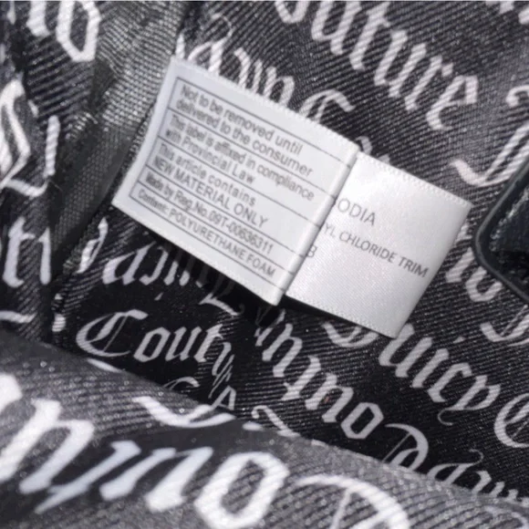 Juicy Couture Black Backpack with Gold Zipper - Picture 8 of 9